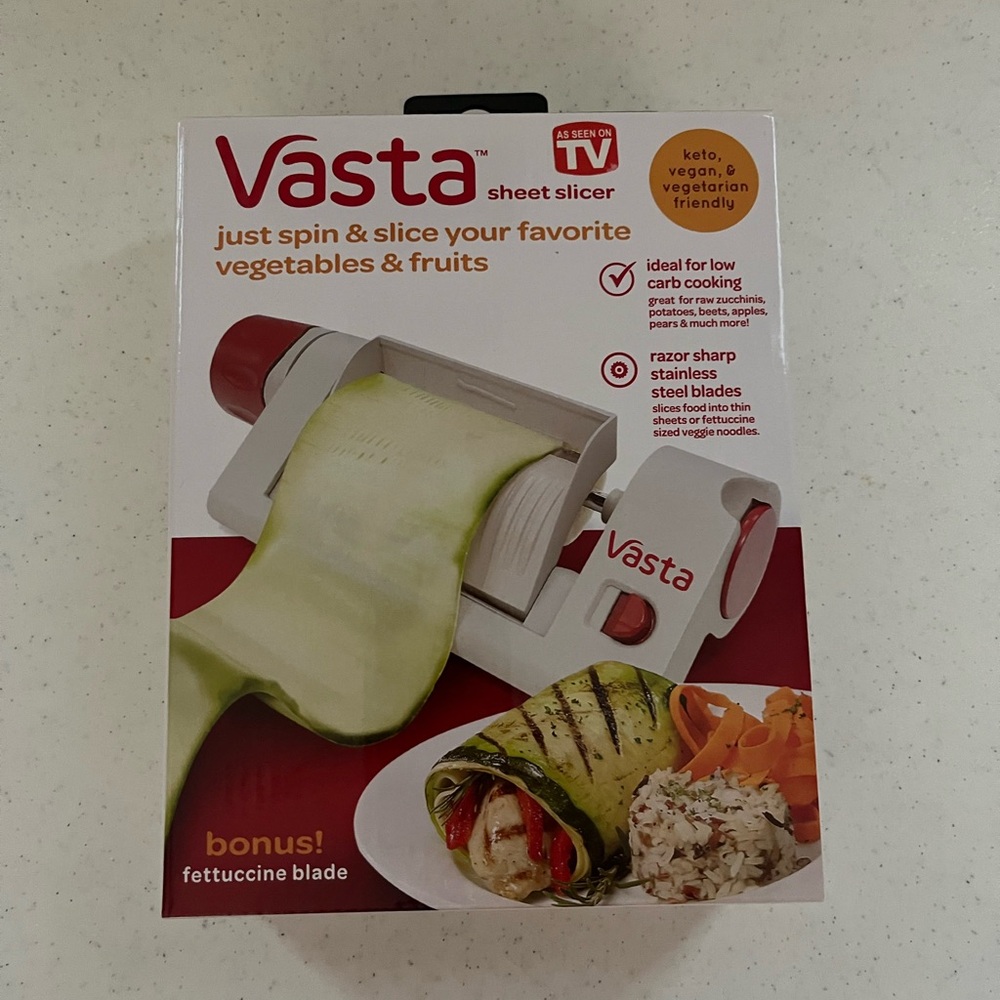 Vasta-As Seen on TV-Vegetable and Fruit Slicer - New in Box
